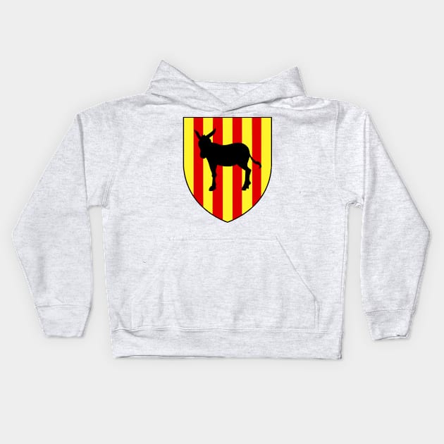 Catalan Kids Hoodie by Huggy Mauve